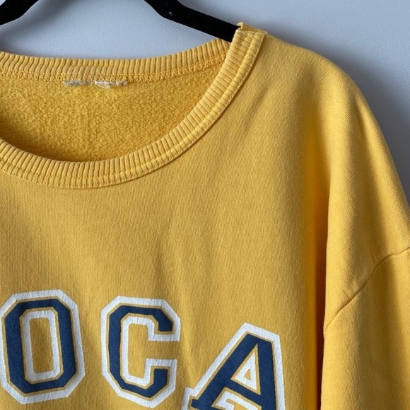 Vintage BOCA 100% Cotton retro sweatshirt 80s 90s - Picture 5 of 5
